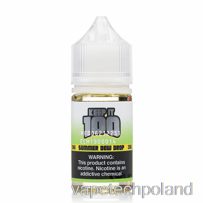 Vape Polska Letnia Kropla Rosy - Keep It 100 Salt - 30ml 30mg